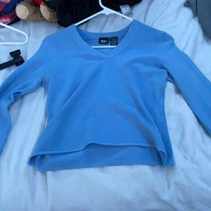 Long sleeve blue shirt